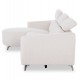 ΚΑΝΑΠΕΣ ΑΡΙΣΤΕΡΗ ΓΩΝΙΑ 3Θ ΜΕ RECLINE VALENTE HM3317.02L ΜΠΕΖ ΥΦΑΣΜΑ 275x160x104Yεκ