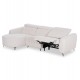 ΚΑΝΑΠΕΣ ΑΡΙΣΤΕΡΗ ΓΩΝΙΑ 3Θ ΜΕ RECLINE VALENTE HM3317.02L ΜΠΕΖ ΥΦΑΣΜΑ 275x160x104Yεκ