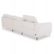 ΚΑΝΑΠΕΣ ΔΕΞΙΑ ΓΩΝΙΑ 3Θ ΜΕ RECLINE VALENTE HM3317.02R ΜΠΕΖ ΥΦΑΣΜΑ 275x160x104Yεκ