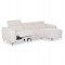 ΚΑΝΑΠΕΣ ΔΕΞΙΑ ΓΩΝΙΑ 3Θ ΜΕ RECLINE VALENTE HM3317.02R ΜΠΕΖ ΥΦΑΣΜΑ 275x160x104Yεκ