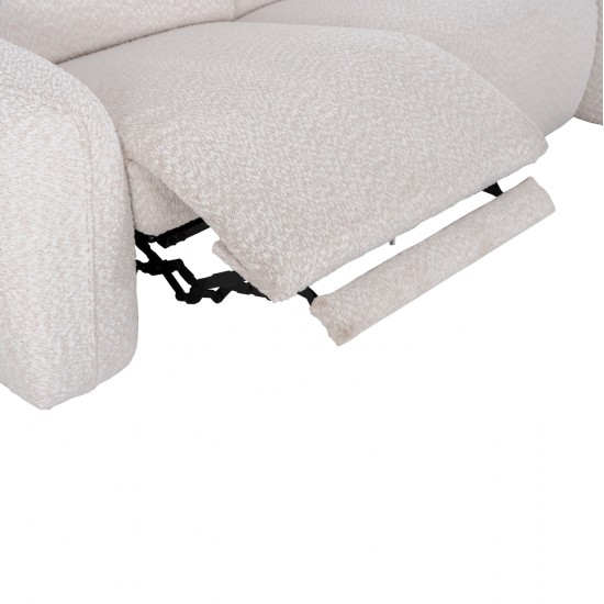ΚΑΝΑΠΕΣ ΔΕΞΙΑ ΓΩΝΙΑ 3Θ ΜΕ RECLINE VALENTE HM3317.02R ΜΠΕΖ ΥΦΑΣΜΑ 275x160x104Yεκ