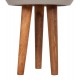 ΓΛΑΣΤΡΑ ΕΣΩΤ.ΧΩΡΟΥ QUAN HM4680.03L FIBER CEMENT ΓΚΡΙ--ΒΑΣΗ TEAK Φ38x62Υεκ