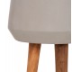 ΓΛΑΣΤΡΑ ΕΣΩΤ.ΧΩΡΟΥ QUAN HM4680.03L FIBER CEMENT ΓΚΡΙ--ΒΑΣΗ TEAK Φ38x62Υεκ