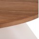 ΒΟΗΘΗΤΙΚΟ ΤΡΑΠΕΖΙ AIDA HM4692.02 FIBER CEMENT ΛΕΥΚΟ--ΞΥΛΟ TEAK TOP 47x60x59Υεκ