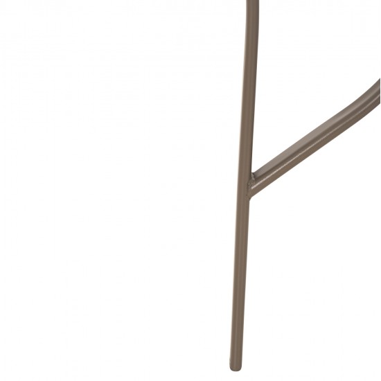 ΣΕΤ ΤΡΑΠΕΖΑΡΙΑΣ 5ΤΜΧ BRUNO HM10727.04 ΚΑΡΕΚΛΕΣ ΜΕΤΑΛΛΙΚΕΣ & ΤΡΑΠΕΖΙ 140x80εκ ΣΑΜΠΑΝΙ