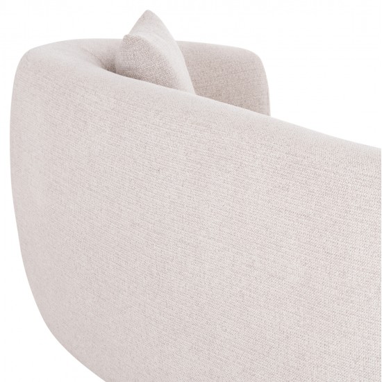 ΚΑΝΑΠΕΣ 3-ΘΕΣΙΟΣ NORD HM3321.02 ΑΝΟΙΧΤΟ ΜΠΕΖ ΥΦΑΣΜΑ 230x96x75Υεκ.