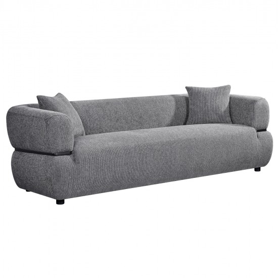 ΚΑΝΑΠΕΣ 3-ΘΕΣΙΟΣ ARCTIS HM3327.01 ΓΚΡΙ ΥΦΑΣΜΑ 229x88x88Υεκ.