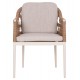 ΠΟΛΥΘΡΟΝΑ BOXER HM6556.02 ΑΛΟΥΜΙΝΙΟ & OLEFIN ΜΠΕΖ-TWIST WICKER 58x60x80Yεκ