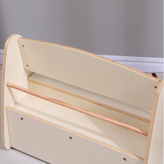 ΠΑΓΚΑΚΙ ΠΑΙΔΙΚΟ ΜΕ ΑΠΟΘ.ΧΩΡΟ RICKI HM18342.01 MDF & ΚΟΝΤΡΑΠΛΑΚΕ ΦΥΣΙΚΟ 63x43x47Υεκ