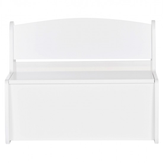 ΠΑΓΚΑΚΙ ΠΑΙΔΙΚΟ ΜΕ ΑΠΟΘ.ΧΩΡΟ RICKI HM18342.03 MDF & ΚΟΝΤΡΑΠΛΑΚΕ ΛΕΥΚΟ 63x43x47Υεκ