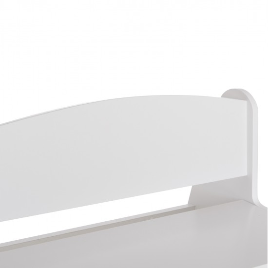 ΠΑΓΚΑΚΙ ΠΑΙΔΙΚΟ ΜΕ ΑΠΟΘ.ΧΩΡΟ RICKI HM18342.03 MDF & ΚΟΝΤΡΑΠΛΑΚΕ ΛΕΥΚΟ 63x43x47Υεκ