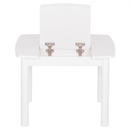 ΤΡΑΠΕΖΑΚΙ ΠΑΙΔΙΚΟ ΜΕ ΑΠΟΘ.ΧΩΡΟΥΣ RICKI HM18339.03 MDF & ΣΥΜΗΔΑ ΣΕ ΛΕΥΚΟ 65x65x47Υεκ