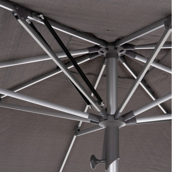 ΟΜΠΡΕΛΑ ΕΠΑΓΓΕΛΜΑΤΙΚΗ GLADELL 3X3m HM6604.01 ΓΚΡΙ ΠΑΝΙ-ΑΝΟΔΙΩΜΕΝΟ ΑΛΟΥΜΙΝΙΟ
