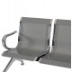 ΚΑΘΙΣΜΑ ΑΝΑΜΟΝΗΣ Τ.ΑΕΡΟΔΡΟΜΙΟΥ 3ΘΕΣΙΟ+ΤΡΑΠΕΖΙ AVIATOR HM18403 ΜΕΤΑΛΛΟ MESH ΓΚΡΙ 223x55x76Υεκ