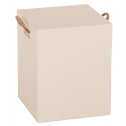 ΣΚΑΜΠΟ ΤΕΤΡΑΓΩΝΟ FIBER CEMENT ΜΕ ΧΕΡΟΥΛΙΑ ZAK HM6581.02 ΣΕ ΜΠΕΖ 36x36x45,5Υεκ