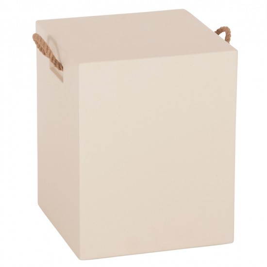ΣΚΑΜΠΟ ΤΕΤΡΑΓΩΝΟ FIBER CEMENT ΜΕ ΧΕΡΟΥΛΙΑ ZAK HM6581.02 ΣΕ ΜΠΕΖ 36x36x45,5Υεκ