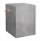 ΣΚΑΜΠΟ ΤΕΤΡΑΓΩΝΟ FIBER CEMENT ΜΕ ΧΕΡΟΥΛΙΑ ZAK HM6581.01 ΣΕ ΓΚΡΙ 36x36x45.5Υεκ