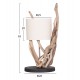 ΕΠΙΤΡΑΠΕΖΙΟ ΦΩΤΙΣΤΙΚΟ BRAMBLE HM4873 DRIFTWOOD & ΛΕΥΚΟ ΚΑΠΕΛΟ Φ28x65Υεκ.