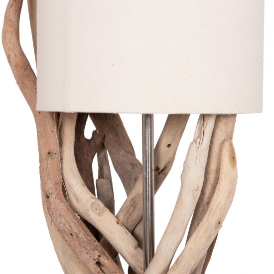 ΕΠΙΤΡΑΠΕΖΙΟ ΦΩΤΙΣΤΙΚΟ BRAMBLE HM4873 DRIFTWOOD & ΛΕΥΚΟ ΚΑΠΕΛΟ Φ28x65Υεκ.