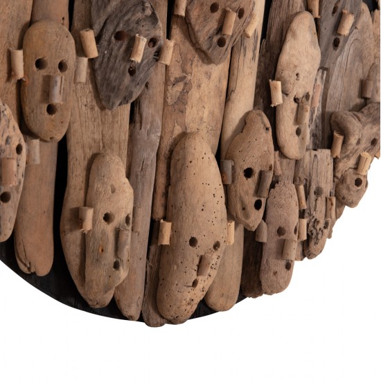 ΔΙΑΚΟΣΜΗΤΙΚΟ ΤΟΙΧΟΥ ΣΤΡΟΓΓΥΛΟ LICAS HM4441 DRIFTWOOD ΣΕ ΦΥΣΙΚΟ Φ62εκ