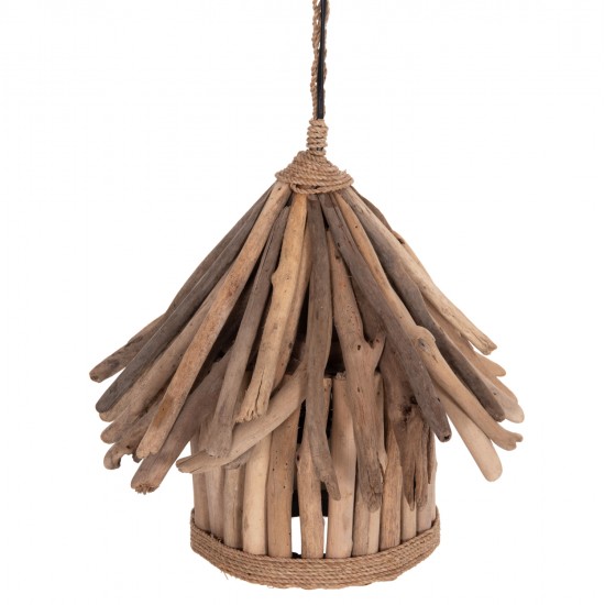 ΦΩΤΙΣΤΙΚΟ ΟΡΟΦΗΣ ΚΡΕΜΑΣΤΟ TREIT HM4874 DRIFTWOOD ΣΕ ΦΥΣΙΚΟ Φ40x73Υεκ [1xΕ27]
