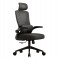 ΚΑΡΕΚΛΑ ΓΡΑΦΕΙΟΥ KESI HM1222.01 ΜΑΥΡO MESH & PP 61x62x125Υεκ.