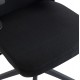 ΚΑΡΕΚΛΑ ΓΡΑΦΕΙΟΥ KESI HM1222.01 ΜΑΥΡO MESH & PP 61x62x125Υεκ.