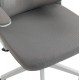ΚΑΡΕΚΛΑ ΓΡΑΦΕΙΟΥ KESI HM1222.02 ΑΝΟΙΧΤΟ ΓΚΡΙ MESH--ΛΕΥΚΟ PP 52x50x122Υεκ.