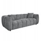 ΚΑΝΑΠΕΣ 3-ΘΕΣΙΟΣ LYKKE HM3323.01 ΓΚΡΙ ΥΦΑΣΜΑ 229x89x70Υεκ