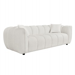 ΚΑΝΑΠΕΣ 3-ΘΕΣΙΟΣ LYKKE HM3323.02 ΕΚΡΟΥ ΥΦΑΣΜΑ 229x89x70Υεκ