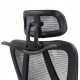 ΚΑΡΕΚΛΑ ΓΡΑΦΕΙΟΥ FRANTIC HM1224.01 ΜΑΥΡO MESH & ΠΟΛΥΠΡΟΠΥΛΕΝΙΟ 60x66x130Υεκ