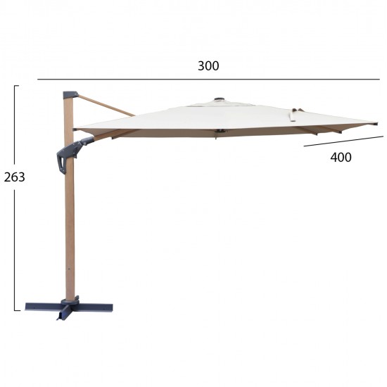 ΟΜΠΡΕΛΑ JAVANTE HM6620.02 HEAT TRANSFER ΑΛΟΥΜ.--ΜΠΕΖ ΠΑΝΙ 300x400x263Yεκ