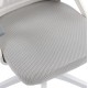 ΚΑΡΕΚΛΑ ΓΡΑΦΕΙΟΥ MATRON HM1226.02 ΛΕΥΚΟ PP--ΑΝΟΙΧΤΟ ΓΚΡΙ MESH 59x55x115Υεκ