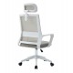 ΚΑΡΕΚΛΑ ΓΡΑΦΕΙΟΥ VELOCITY HM1229.02 ΛΕΥΚΟ PP--ΑΝΟΙΧΤΟ ΓΚΡΙ MESH 60x62x123Υεκ