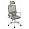 ΚΑΡΕΚΛΑ ΓΡΑΦΕΙΟΥ VELOCITY HM1229.02 ΛΕΥΚΟ PP--ΑΝΟΙΧΤΟ ΓΚΡΙ MESH 60x62x123Υεκ