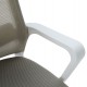 ΚΑΡΕΚΛΑ ΓΡΑΦΕΙΟΥ VELOCITY HM1229.02 ΛΕΥΚΟ PP--ΑΝΟΙΧΤΟ ΓΚΡΙ MESH 60x62x123Υεκ