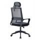 ΚΑΡΕΚΛΑ ΓΡΑΦΕΙΟΥ VELOCITY HM1229.01 ΜΑΥΡO MESH & PP 60x62x123Υεκ