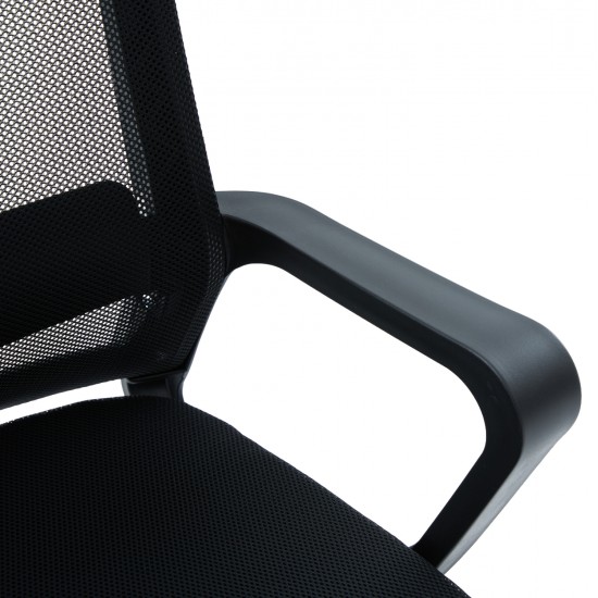 ΚΑΡΕΚΛΑ ΓΡΑΦΕΙΟΥ VELOCITY HM1229.01 ΜΑΥΡO MESH & PP 60x62x123Υεκ