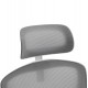 ΚΑΡΕΚΛΑ ΓΡΑΦΕΙΟΥ FLOATER HM1230.02 ΛΕΥΚΟ PP--ΑΝΟΙΧΤΟ ΓΚΡΙ MESH 62x62x115-125Υεκ