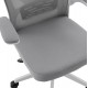 ΚΑΡΕΚΛΑ ΓΡΑΦΕΙΟΥ FLOATER HM1230.02 ΛΕΥΚΟ PP--ΑΝΟΙΧΤΟ ΓΚΡΙ MESH 62x62x115-125Υεκ