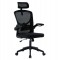 ΚΑΡΕΚΛΑ ΓΡΑΦΕΙΟΥ FLOATER HM1230.01 ΜΑΥΡO MESH & PP 62x62x115-125Υεκ