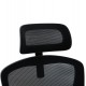 ΚΑΡΕΚΛΑ ΓΡΑΦΕΙΟΥ FLOATER HM1230.01 ΜΑΥΡO MESH & PP 62x62x115-125Υεκ