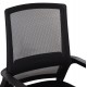 ΚΑΡΕΚΛΑ ΕΠΙΣΚΕΠΤΗ CASTER HM1228.01 PP--MESH--ΜΕΤΑΛΛΟ ΜΑΥΡΟ 46x52x94Υεκ