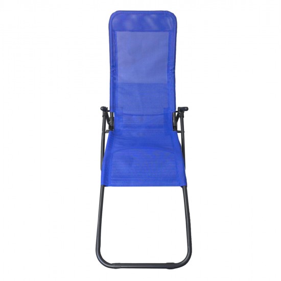 ΞΑΠΛΩΣΤΡΑ ΚΟΥΝΙΣΤΗ SWINGSAND HM6553.05 ΜΠΛΕ TEXTILENE--ΜΑΥΡΟ ΜΕΤΑΛΛΟ 143x60x94Υεκ