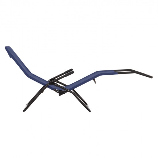 ΞΑΠΛΩΣΤΡΑ ΚΟΥΝΙΣΤΗ SWINGSAND HM6553.05 ΜΠΛΕ TEXTILENE--ΜΑΥΡΟ ΜΕΤΑΛΛΟ 143x60x94Υεκ