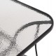 ΣΕΤ ΤΡΑΠΕΖΑΡΙΑΣ 5ΤΜΧ BRUNO HM5201.03 ΜΑΥΡΟ ΜΕΤΑΛΛΙΚΟ & TEXTILENE