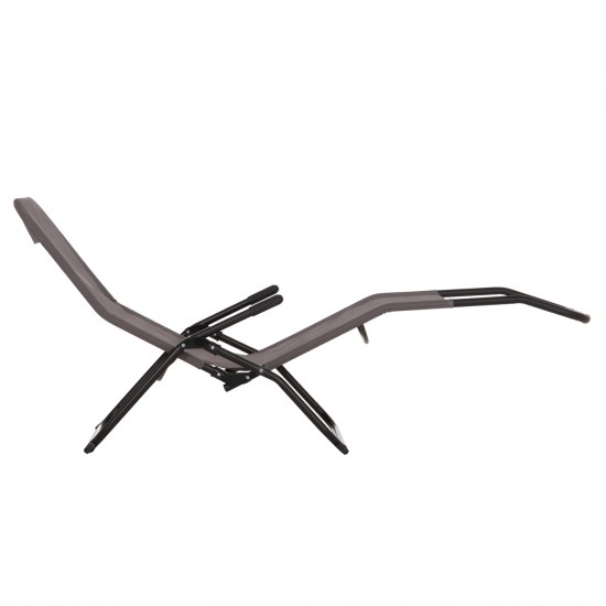 ΞΑΠΛΩΣΤΡΑ ΚΟΥΝΙΣΤΗ SWINGSAND HM6553.01 ΓΚΡΙ TEXTILENE--ΜΑΥΡΟ ΜΕΤΑΛΛΟ 143x60x94Υεκ