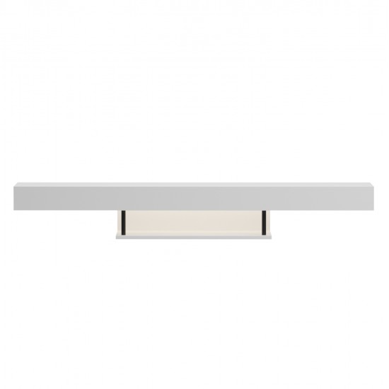 ΕΠΙΠΛΟ ΤΗΛΕΟΡΑΣΗΣ ΤΟΙΧΟΥ ME LED SAVOR HM18381.02 ΜΕΛΑΜΙΝΗ ΛΕΥΚΗ 150x29,5x22Υεκ