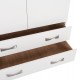 ΣΕΤ ΚΡΕΒΑΤΟΚΑΜΑΡΑΣ 6ΤΜΧ CARLY HM10884.05 ΜΕΛΑΜΙΝΗ ΛΕΥΚΗ-ΥΦΑΣΜΑ ΓΚΡΙ