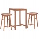 ΣΕΤ ΤΡΑΠΕΖΙ ΜΕ 2 ΣΚΑΜΠΟ ΜΠΑΡ BOLMAR HM10917 ΞΥΛΟ TEAK ΣΕ ΦΥΣΙΚΟ ΧΡΩΜΑ